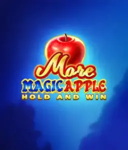 Step into the enchanting world of More Magic Apple Hold and Win Slot by 3 Oaks Gaming, highlighting a shimmering red apple against a deep blue background. This image conveys the enchanting theme with a touch of mystery. Perfect for those enchanted by fairy-tale slots, the vibrant colors and attractive artwork ensure it captures attention. 